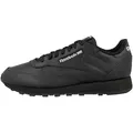 Reebok Unisex Classic Leather Sneakers,Cblack Cblack Pugry5,44 EU