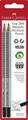 Faber Castell Bleistift Grip 2001 B silber 2er mit Radierer