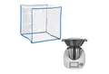 kwmobile Abdeckhaube TPU Hülle transparent für Thermomix TM5 / TM6, Küchenmaschine Staubschutz Abdeckhaube - Staubhaube