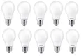 10x Philips LED Lampe Birne E27 warmweiß 4,5W = 40W 470lm EEK:F (Spektrum A-G)