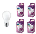 4 x Philips E27 LED Glühbirne gefrostetes Glas 4,5W wie 40W warmweisses Licht