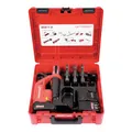 Rothenberger ROMAX Compact TT Pressbackeset, Ladegerät EU, 2Ah Akku Kapazität, TH Pressbacken Kontur, 16mm-20mm-26mm Arbeitsbereich Durchmesser | 1000002120 | Einpresswerkzeug für Rohre