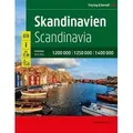Skandinavien, Autoatlas 1:200.000 - 1:400.000, freytag & berndt