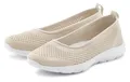 LASCANA Halbschuh, Slip-On-Sneaker, Sneaker Ballerinas zum Reinschlüpfen VEGAN