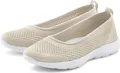 LASCANA Sneaker Ballerinas beige Größe 42