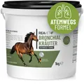 REAVET Bronchialkräuter für Pferde 1kg Natürliche Kräuter für freie Atemwege