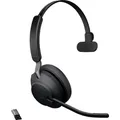 Jabra Evolve2 65 monaural On Ear Headset Bluetooth Mono Schwarz Lautstärkeregelung, Batterieladeanzeige, Mikrofon-Stummschaltung Telefon