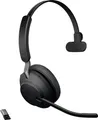 Jabra Evolve2 65 monaural On Ear Headset Bluetooth Mono Schwarz Lautstärkeregelung, Batterieladeanzeige, Mikrofon-Stummschaltung