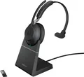 (G1) Jabra Evolve2 65 kabelloser Mono Kopfhörer (UC, USB-A) - Schwarz