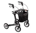 Rehasense Rollator Athlon SL aus Carbon, leicht & faltbar I Gehwagen für die Wohnung/Straße I Leichtgewichtrollator höhenverstellbar I für Personen mit einer Körpergröße von 135 – 170 cm, Größe M