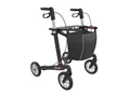 Rehasense Rollator Athlon SL Carbon Rollator, Größe M, Carbonschwarz, PUR Softräder