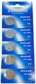 5 x CR2032 3V Lithium Knopfzelle 210 mAh 1 Blistercard a 5 Batterien EINWEG M...