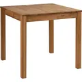 Esstisch - Eichenholz massiv geölt - 80 x 80 cm - keilgezinkt - Braun