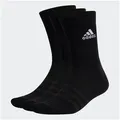 adidas Performance Funktionssocken CUSHIONED CREW SOCKEN, 3 PAAR (3-Paar) schwarz S (37/39)