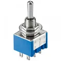 Miniatur Kippschalter, 6 Pin, 2x EIN-AUS-EIN