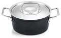 Fissler Adamant / Aluminium-Kochtopf (Ø 20 cm, 2,7L) Töpfe-beschichtet mit Metall-Deckel, antihaftend - Induktion