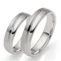 Trauring FIRETTI "Schmuck Geschenk Hochzeit Ehering "LIEBE"" Gr. 66, silber (silberfarben), Fingerringe, 66, ohne Zirkonia, Silber 925 (Sterlingsilber), 5mm, wahlweise mit oder ohne Zirkonia (synth.)
