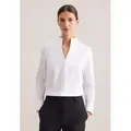 seidensticker Klassische Bluse 1/1 Kragen Uni weiß XL (42)