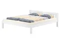 Erst-Holz®Weißes Doppelbett 180x200 Massivholzbett Kiefer massiv mit wählbarem Zubehör V-60.38-18Wohne Zubehör