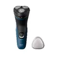 Philips S1151/00 Elektrischer Rasierer 27 Klingen Wet & Dry Schwarz Blau