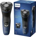 Philips Shaver 1000 Series S1151/00 schwarz/blau Akku