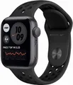 Apple Watch Nike SE [GPS, inkl. Sportarmband anthrazit/schwarz] 40mm Aluminium A