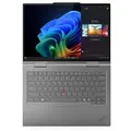 LENOVO ThinkPad X1 2-in-1 G10, Grey (21NU0023GE) 14", 2880x1800 (120Hz, OLED Multi-Touch entspiegelt, 500cd/m2), Convertible, Intel Core Ultra 7 258V, 8x 2.20-4.80GHz, 32GB RAM (verlötet), 1TB M.2 NVMe-SSD,  Intel Arc Graphics 140V (iGPU), 5G (Nano-SIM), MIL-STD-810H, Windows 11 Pro