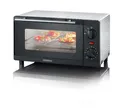 Mini Back- und Toastofen kompakter Backofen inkl. Grillrost und Backblech mit...