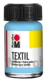 Textilfarbe Hellblau 15ml waschfest für helle Stoffe Marabu 60°C