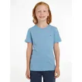 Tommy Hilfiger T-Shirt BOYS BASIC CN KNIT Kinder Kids Junior MiniMe blau 110 (5J)