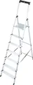 KRAUSE Stehleiter Solidy, Aluminium, 1x7 Stufen, Arbeitshöhe ca. 348 cm