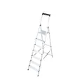 KRAUSE Stehleiter einseitig MONTO Solidy silber 7 Stufen, H: 230,0 cm