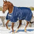 Bucas Outdoordecke 150g Freedom Turnout High Neck Weidedecke Navy/Silver 130