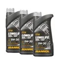 MANNOL 5W-30 3L Longlife 504/507 für AUDI CHEVROLET