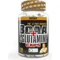 Weider BCAA + L-Glutamine, Kapsel, L-Glutamin, L-Isoleucin, L-Leucin, L-Valin, 180 Stück(e), 42,1% L-Glutamine, 21,1% L-Leucine, Gelatine, 10,5% L...