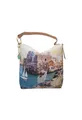 Ynot? Yesbag Schultertasche, himmelblau