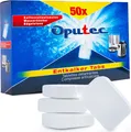 Oputec 50x Entkalker Tabs – Universal Entkalkungstabletten für Kaffeemaschine & Kaffeevollautomat, Espressomaschine & Wasserkocher, kraftvoll & schonend