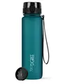 720°DGREE Trinkflasche Trinkflasche uberBottle softTouch mit Sieb smaragd green 1l