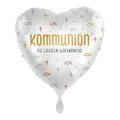 Ballon - Kommunion die liebsten Glückwünsche - ca. 45cm Durchmesser Helium