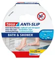 Tesa Antirutschband Bad Dusche Montageband Rutschband Transparent 5m x 25 mm