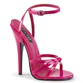 Devious Damen DOMINA-108 Sandale, Hot Pink Patent