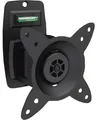 Digitus Universelle Wandhalterung mit Schwenkfunktion, 68,6 cm (27"), 75 x 75 mm, 75 x 75 mm, 360°, Metall, Schwarz