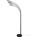 Reality LED Stehleuchte Reed Schwarz matt 1955 mm x 305 mm x 857 mm