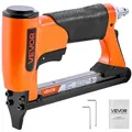 VEVOR Drucklufttacker, Druckluftnagler für Feindrahtklammern der Serie 71, 9,5 mm Krone, 6–16 mm Länge, max. 180 Stk. Druckluft Nagelpistole für Polsterarbeiten, Holzarbeiten, Heimwerkerprojekte
