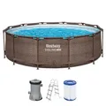 BESTWAY Pool Bestway® Steel Pro MAXTM Frame Pool mit Filterpumpe Ø 366 x 100 cm