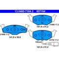 ATE 13.0460-7164.2 Bremsbelagsatz für SKODA VW Bremse Bremsbeläge