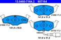 ATE Bremsbelagsatz, Scheibenbremse 13.0460-7164.2 für SKODA VW