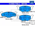 Bremsbelagsatz, Scheibenbremse ATE 13.0460-7164.2 für Skoda