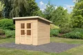 Gerätehaus Pultdach 14 mm Merseburg 4 212x214 cm Karibu