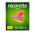 nicorette TX Pflaster mit 15 mg Nikotin zum Rauchen aufhören